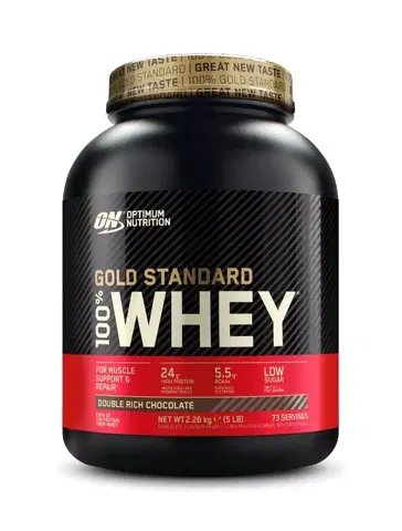 Srvátkový izolát (WPI) 100% Whey Gold Standard Protein - Optimum Nutrition 2270 g White Choc & Raspberry