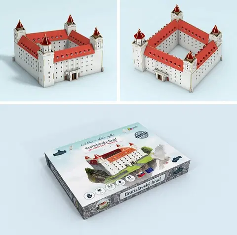 3D puzzle 3D Creative Drevené 3D puzzle Bratislavský hrad