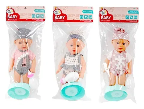 Hračky bábiky WIKY - Bábätko 35cm s doplnkami