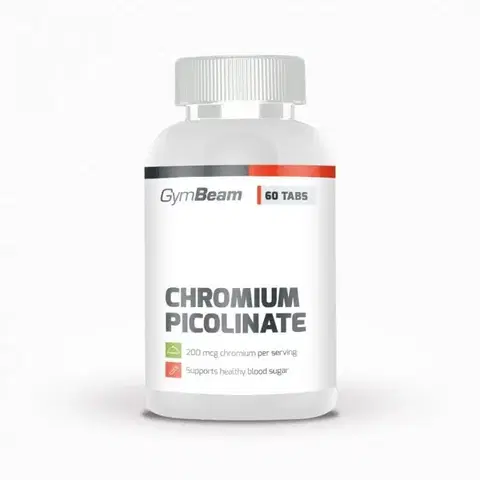 Ostatné minerály GymBeam Chromium Picolinate 60 tab. bez príchute