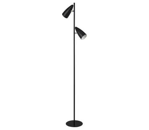 Lampy Searchlight Searchlight EU60971BK - Stojacia lampa STYLUS 2xE14/40W/230V čierna 