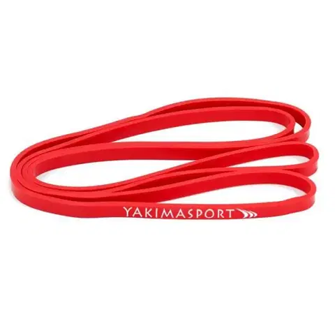 Gumy na cvičenie YAKIMASPORT Posilňovacia guma Power Band Loop  12 – 17 kg Red