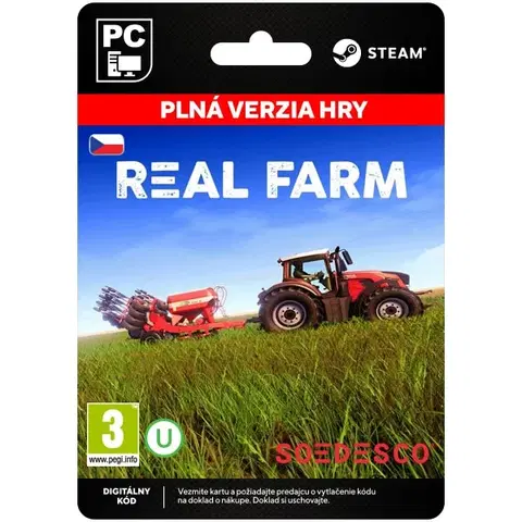 Hry na PC Real Farm CZ [Steam]