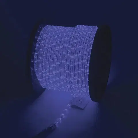 Svetelné hadice Steinigke Showtechnic Lano EUROLITE Rubberlight RL1 svetlo modré 44 m