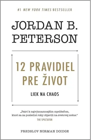 Motivačná literatúra - ostatné 12 pravidiel pre život - Jordan B. Peterson,Simona Klimková