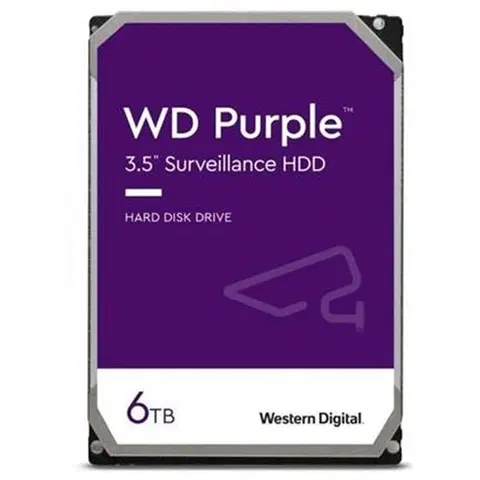 Pevné disky WD Purple NVR HDD 6 TB SATA WD64PURZ