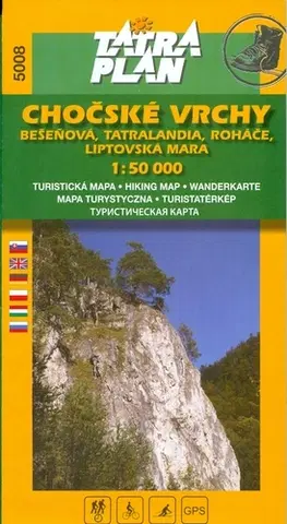 Turistika, skaly TM 5008 Chočské vrchy, Roháče, L. Mara 1:50 000 – slov.