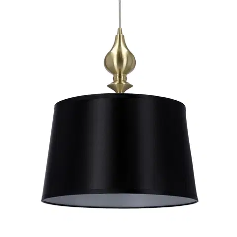 Osvetlenie Závesná lampa PRIMA Candellux Čierna / zlatá