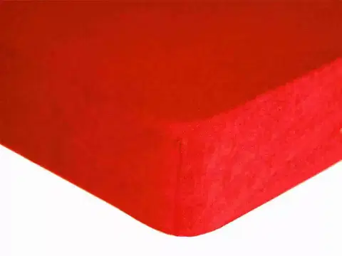 Plachty Forbyt, Prestieradlo, Froté Premium, červené 120 x 200 cm