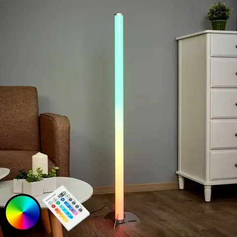 Stojacie lampy Globo Efektívna stojaca LED lampa Ilani RGB