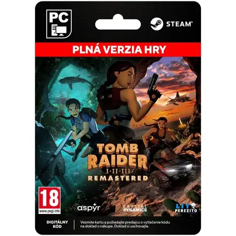 Hry na PC Tomb Raider I-III Remastered [Steam]