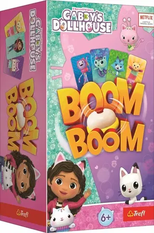 Hračky rodinné spoločenské hry TREFL -  Hra - Boom Boom Gabby