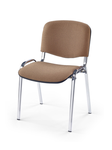 Konferenčné stoličky HALMAR Iso C konferenčná stolička béžová (C4) / chróm