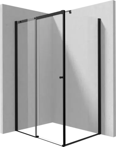 Sprchovacie kúty DEANTE/S - Sprchovací kút posuvné dvere 160 pevná stena 70 KTS_N37P+KTSPN16P+KTS_NP1X KERRIA/0454