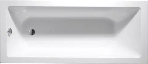 Vane AQUALINE - DOUBRAVA obdĺžniková vaňa 160x70x41cm, biela A1670