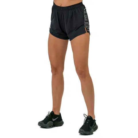 Dámske šortky Dámske šortky Nebbia FIT Activewear 442 Black - S