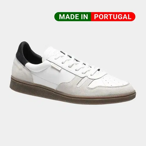 hádzan Hádzanárska brankárska obuv pre dospelých GK500 bielo-čierna
