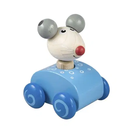 Hračky DETOA - Pískacia myš modrá