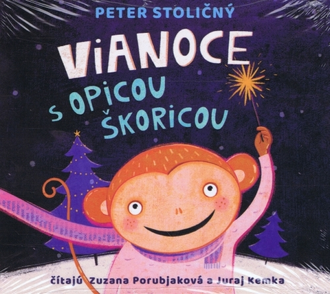 Rozprávky Wisteria Books Vianoce s opicou Škoricou - audiokniha