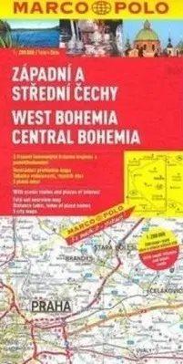 Slovensko a Česká republika Západní a střední Čechy ČR 1 - mapa 1:200 000