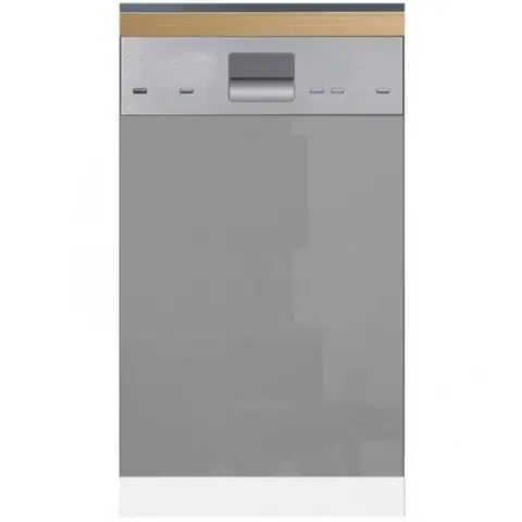 Kuchynské skrinky stojace Skrinka do kuchyne Gardena D60FZN dvierka na umývačku 570 X 596 grey