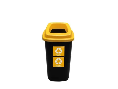 Odpadkové koše PLAFOR - Kôš na odpad 45l žltý