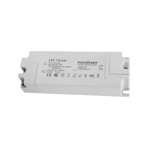 Napájacie zdroje s konštantným prúdom InnoGreen InnoGreen LED budič 220 – 240V(AC/DC) 75W