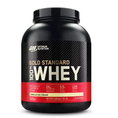 posilňovanie Proteín Whey Gold Standard vanilka 2,2 kg