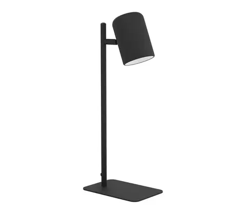 Lampy Eglo Eglo 98855 - LED Stolná lampa CEPPINO 1xGU10/4,5W/230V čierna 