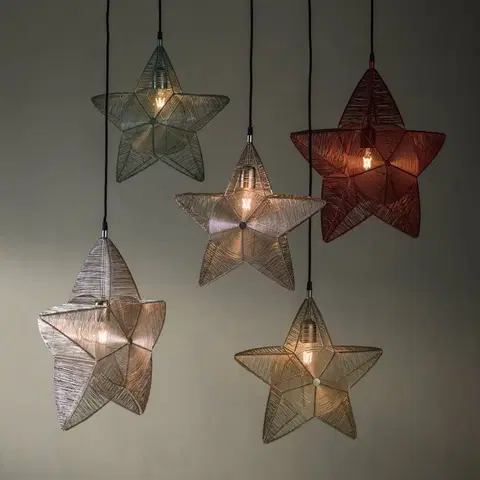 Vianočné svetelné hviezdy PR Home PR Home Rigel hviezda z kovu Ø 50 cm krémová