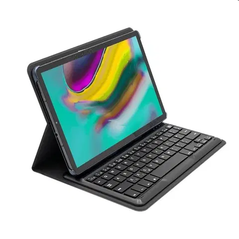 Puzdrá na tablet PC a čítačky ekníh Puzdro kožené s klávesnicou pre Samsung Galaxy Tab S6 Lite, black
