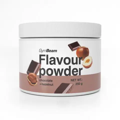 Ostatné sladidlá GymBeam Flavour powder 250 g banán a čokoládové kúsky