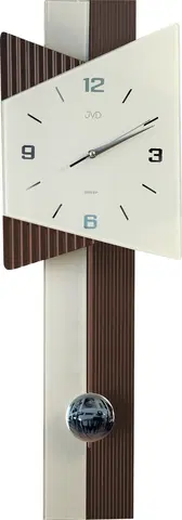 Hodiny Dizajnové kyvadlové nástenné hodiny JVD NS16073.2, 71cm
