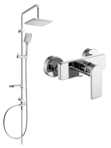 Sprchy a sprchové panely MEXEN/S - Sven sprchový stĺp vrátane sprchovej batérie Cetus, chróm 744340262-00