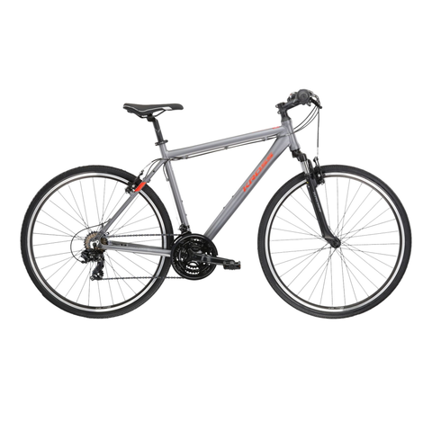 Bicykle Pánsky crossový bicykel Kross Evado 1.0 28" - model 2023 grafitová/červená - L (21", 178-190 cm)