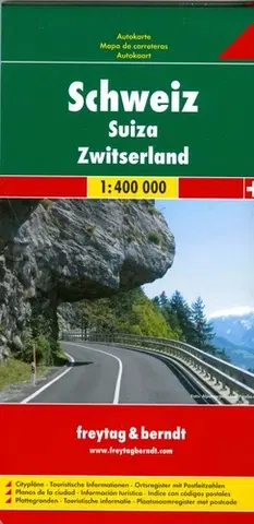Do auta Švajčiarsko 1:400 000 - Automapa