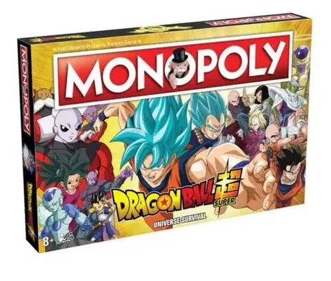 Hry v angličtine Winning Moves Hra Monopoly Dragon Ball Super (hra v angličtine)