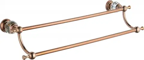 Držadlá k vani MEXEN - Estela dual držiak uterákov ružové zlato 7011525-60