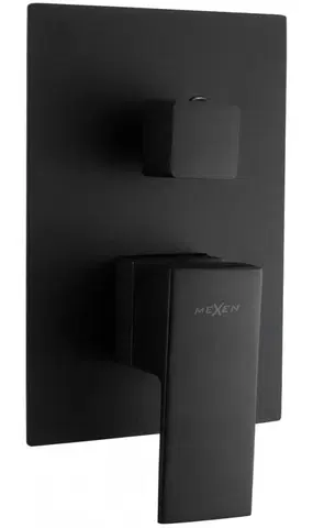 Vane MEXEN - Uno podomietková batéria vaňa-sprcha DR02, čierna 71435-70
