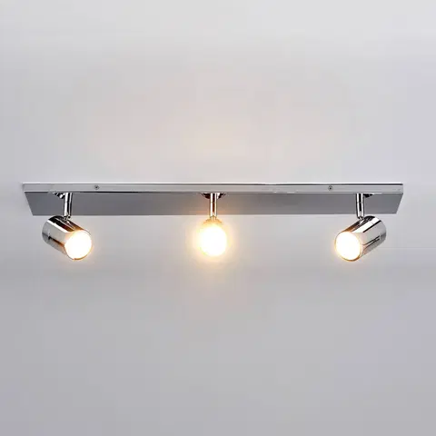 Bodové svetlá Lindby 3-plameňové kúpeľňové stropné svietidlo Dejan