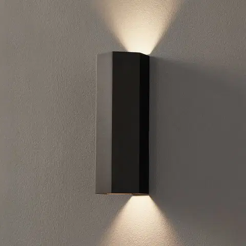 Nástenné svietidlá Wever & Ducré Lighting WEVER & DUCRÉ Hexo mini 2.0 nástenné 20 cm čierne