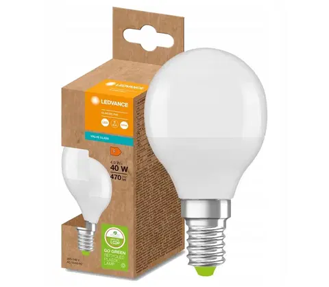 LED osvetlenie Ledvance LED Žiarovka z recyklovaného plastu P45 E14/4,9W/230V 4000K - Ledvance 