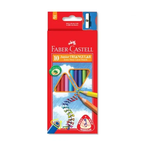 Hračky FABER CASTELL - Pastelky Faber-Castell Grip Junior 10 farieb