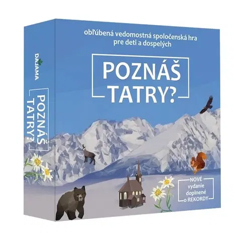 Vedomostné a edukatívne hry Dajama Dajama hra Poznáš Tatry?