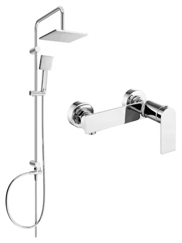 Sprchy a sprchové panely MEXEN/S - Tord sprchový stĺp vrátane sprchovej batérie Zero, chróm 71140200-00