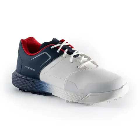 tenis Detská golfová vodoodolná obuv MW500 bielo-modrá