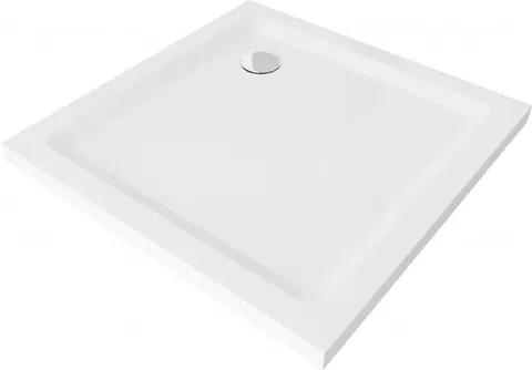 Vane MEXEN - Sprchová vanička štvorcová 70x70 cm, biela 40107070