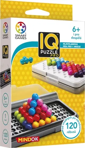 SMART hry Mindok Hra IQ Puzzle Pro Smart (2D aj 3D rébusy) Mindok