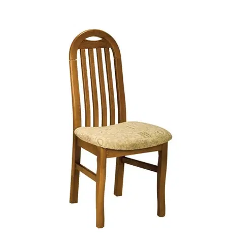 Jedálenské stoličky PYKA Owal 2 jedálenská stolička drevo D3 / béžový vzor