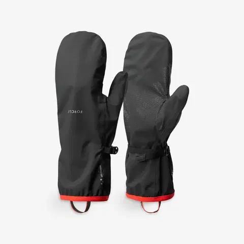 rukavice Trekingové nepremokavé vrchné rukavice MT500 čierne